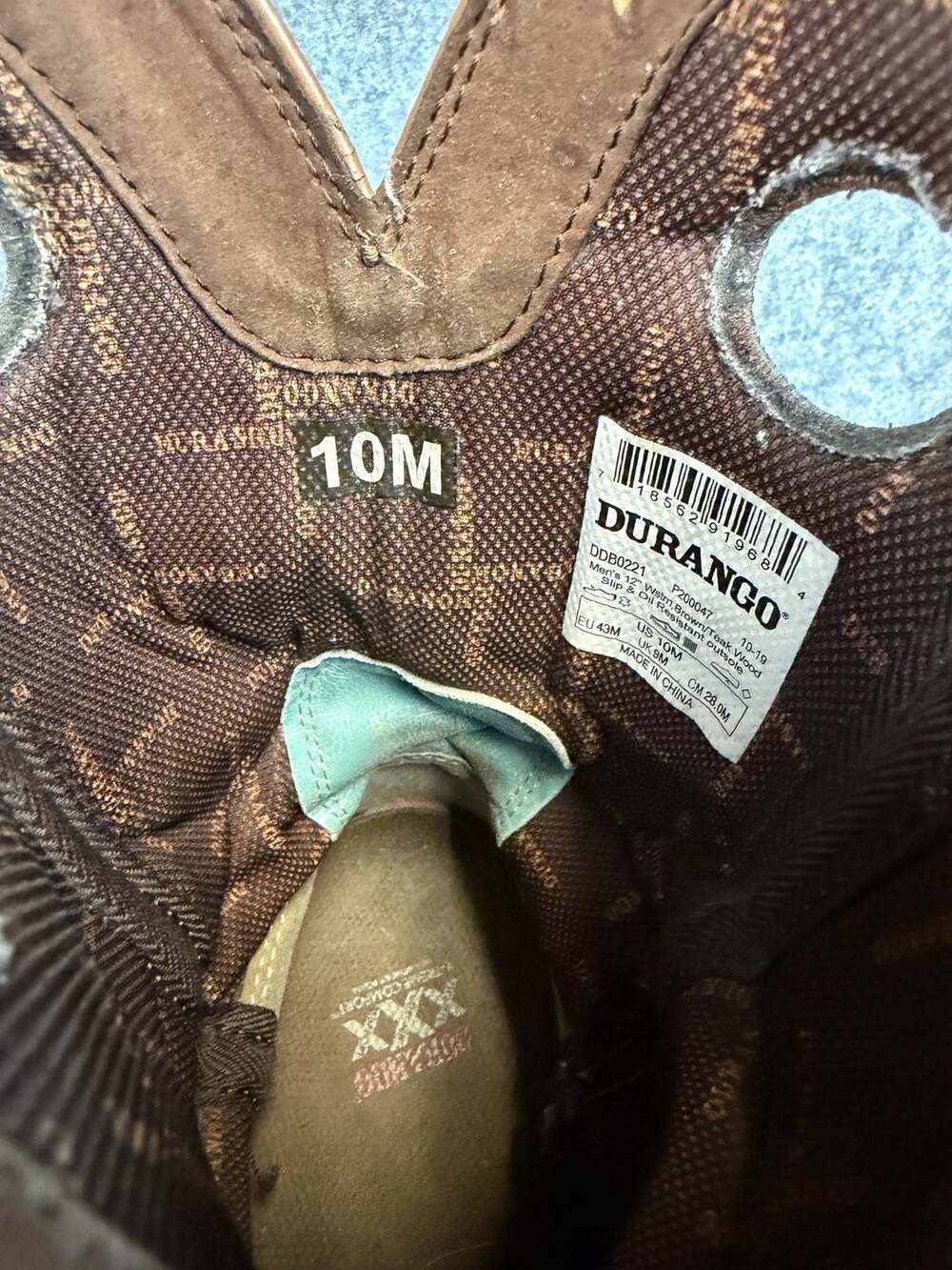 Durango Rebel Pro Western Boot Size 10M Brown Leather - Picture 3 of 7